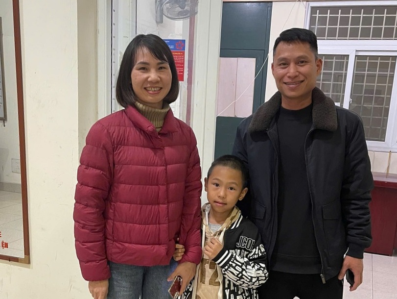 Công an phường An Dương (quận Lê Chân) giúp tìm cháu bé đi lạc về với gia đình